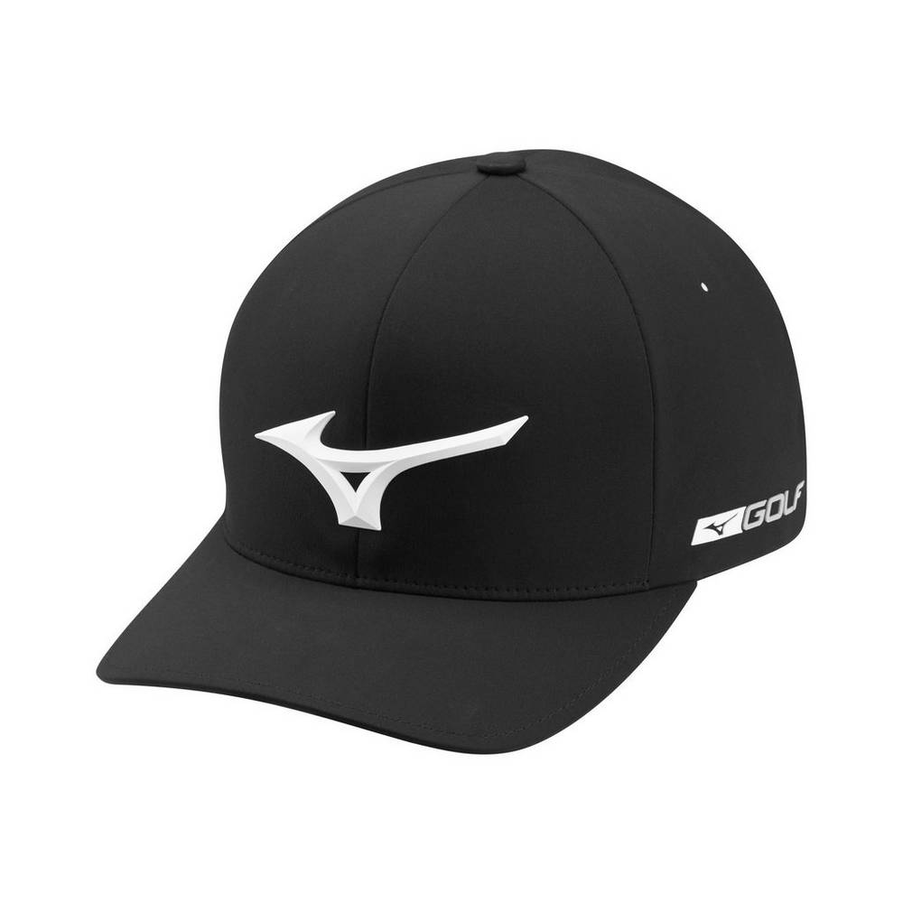 Gorro Mizuno Tour Delta Fitted Hombre Negras Baratas OEYH-53476